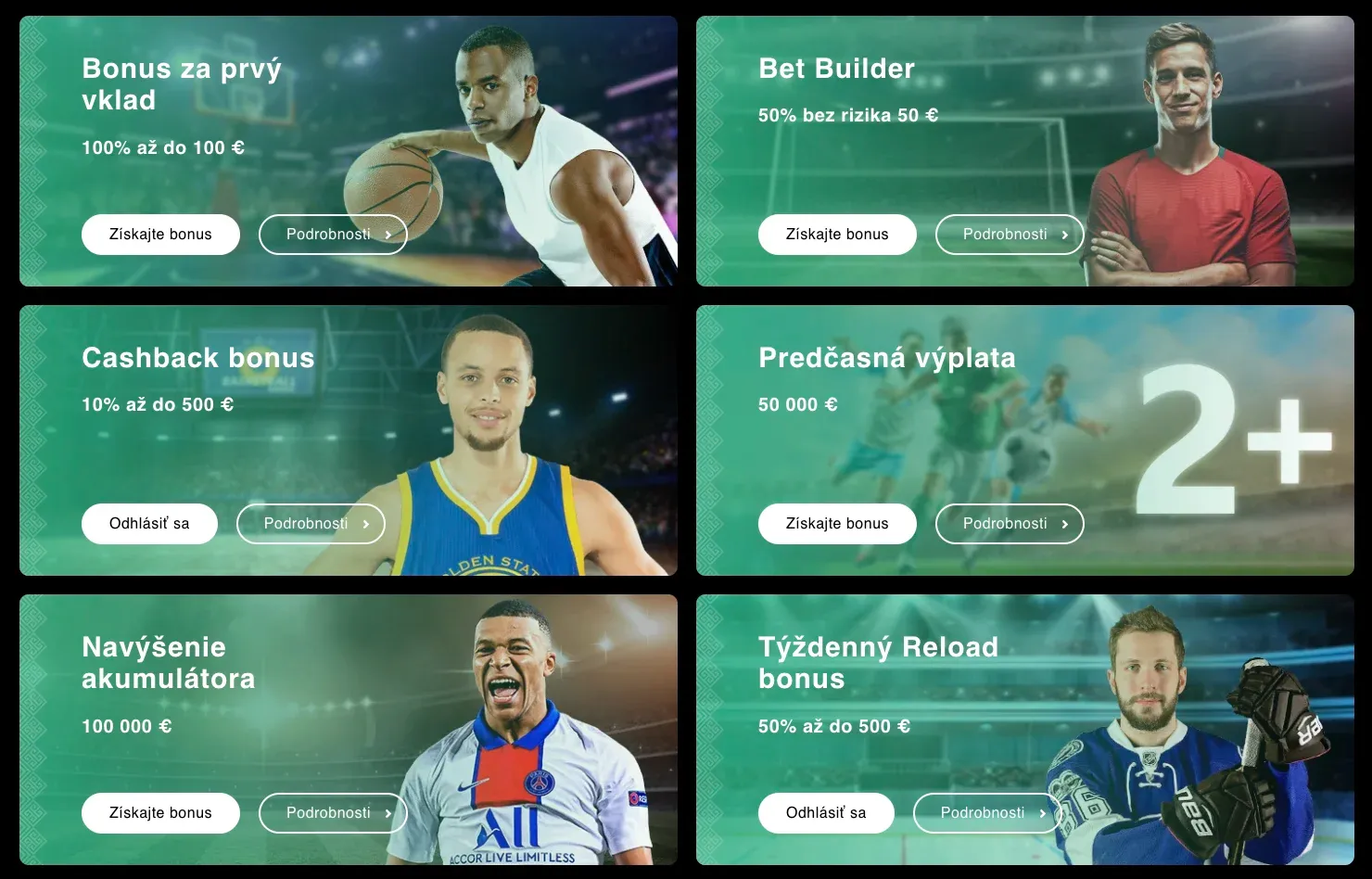 Športové bonusy v Librabet